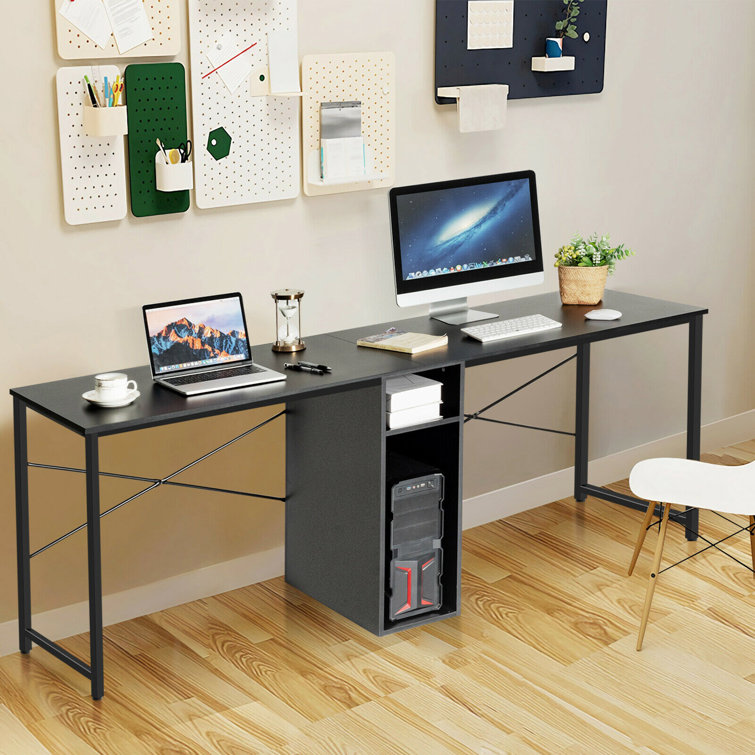Inbox Zero 2 Person Computer Desk Double Workstation Office Desk W